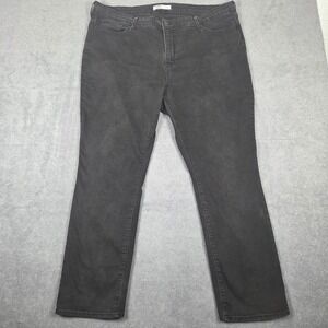 Levi Strauss Signature Gold‎  Shaping Straight Leg Jeans Charcoal Gray W37 L32